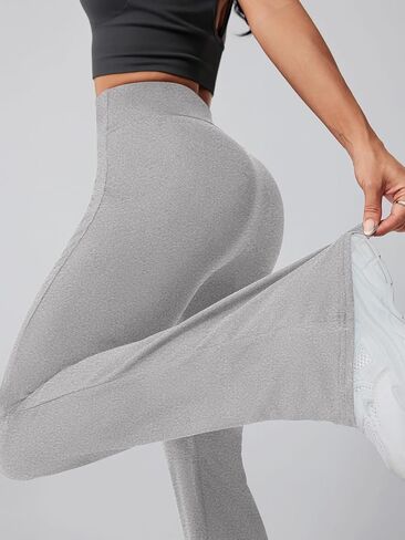 Flare High Waisted Yoga Pants, Bell Bottom Leggings with Crossover Waistband Bootcut Pants for Workout Casual in Saudi Arabia