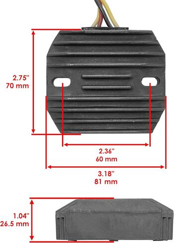 Caltric Regulator Rectifier Compatible with Kawasaki Kz650 Custom Sr 1977 1978 1979 in Saudi Arabia