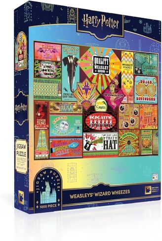 New York Puzzle Company - Harry Potter Harry Potter Collage - 1000 Piece Jigsaw Puzzle for Family Game Nights by Mary GrandPré in Kuwait