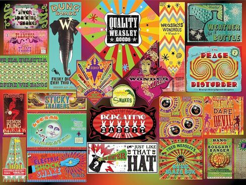 New York Puzzle Company - Harry Potter Harry Potter Collage - 1000 Piece Jigsaw Puzzle for Family Game Nights by Mary GrandPré in Kuwait