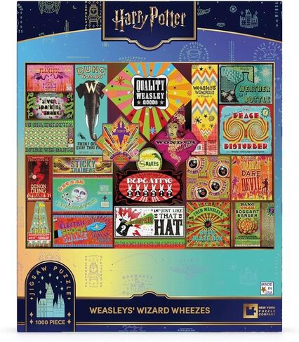 New York Puzzle Company - Harry Potter Harry Potter Collage - 1000 Piece Jigsaw Puzzle for Family Game Nights by Mary GrandPré in Kuwait