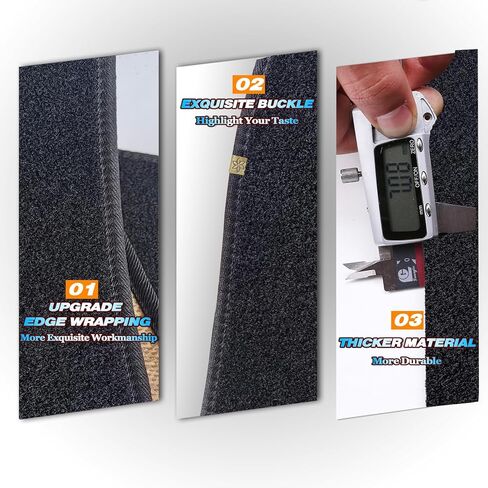 New Materials Flannel Dashboard Cover Fit for 2016-2024 Chevrolet Malibu Effective Anti Glare, Reduce Reflection, Sun Protection, Dust Proof, Moisture Absorption UV-Proof -Pattern Black in Kuwait