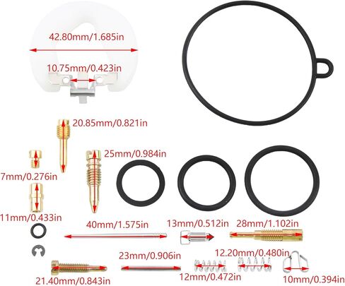 PowerMotor PZ19 19MM Carburetor Repair Rebuild Kit For 50cc 70cc 90cc 110cc Engine Rebuild Parts Repair in Saudi Arabia