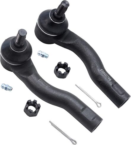 Detroit Axle-Front 6pc Tie Rods Kit for 10-12 Ford Fusion Mercury Milan ، 11-12 Lincoln MKZ ، 4 Inner & Outer Tie Rods 2 Boots 2010 2011 2012 Replacement in Saudi Arabia