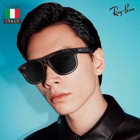 Ray-Ban RBR0501S BOYFRIEND REVERSE Square Shape Sunglasses with Official Eyewear Kit Bundle in Saudi Arabia