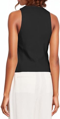 Mina Self Sleeveless Vest Tops For Women 2025 Summer v-Neck Slim Fit Elegant Lightweight Trendy Casual Business Work Blazer in Kuwait
