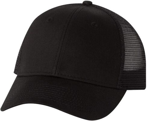 Mesh -Back Twill Trucker Cap - VC400 - قابلة للتعديل - أسود in Saudi Arabia