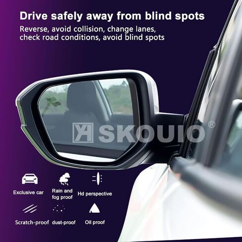Glass Passenger Side Mirror Plass Honda Civic 2016-2021 ، لـ Honda Envix 2018-2022 ، لـ Honda Crider 2019-2022 ، Glass Side Mirror Hunda Honda Civic 2017 2018 2018 2019 2020 2021 in Saudi Arabia