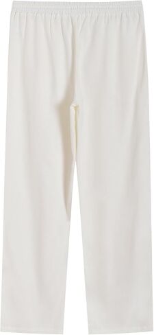 Weintee Women's Linen Banen Pants Long 34 Insee Seee in Kuwait