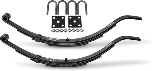 LIBRA Trailer Leaf Spring 4 Leaf Slipper 1000lbs Cap for 2000lbs Axle & U Bolt Kit in Saudi Arabia
