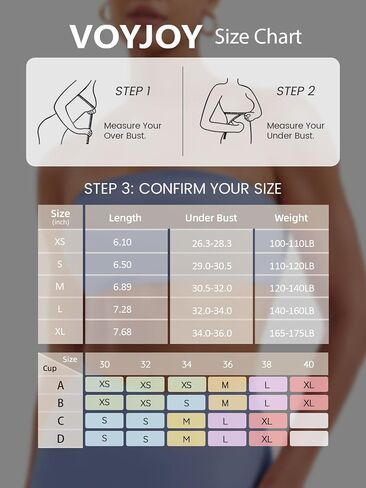 VOYJOY Women Strapless Bandeau Bra Wireless Padded Sports Bra Tube Top Seamless Stretchy Workout Bralette in Saudi Arabia