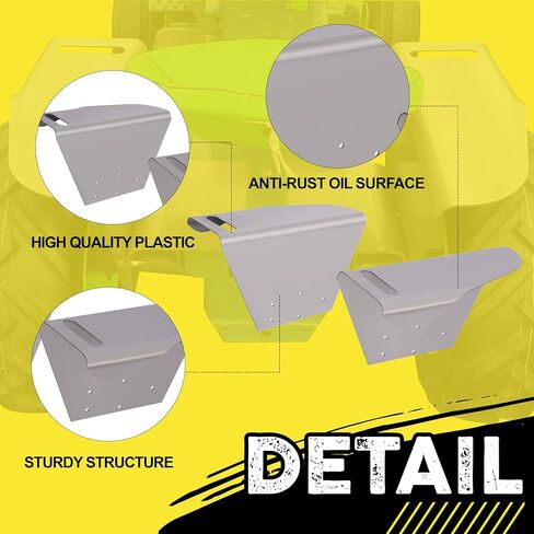 HECASA Fender System Kit Compatible with 1963-1967 John Deere 110 112 Round Fender Lawn/Garden Tractors Steel Anti-Rust Oil in Saudi Arabia