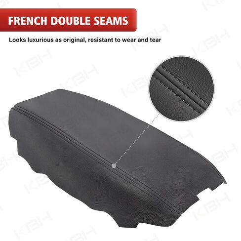 Center Console Armrest Cover Upholstery for Acura TSX 2009 2010 2011 2012 2013 2014, Vinyl Leather Middle Console Replacement Covering, Anti-Scratch, Beige in Saudi Arabia
