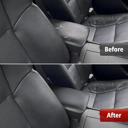 Center Console Armrest Cover Upholstery for Acura TSX 2009 2010 2011 2012 2013 2014, Vinyl Leather Middle Console Replacement Covering, Anti-Scratch, Beige in Saudi Arabia