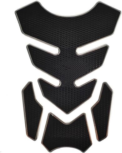 Universal Motorcycle Gas Fuel Tank Pad Protector Rubber Pad(Silver) in Saudi Arabia