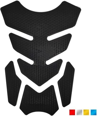 Universal Motorcycle Gas Fuel Tank Pad Protector Rubber Pad(Silver) in Saudi Arabia