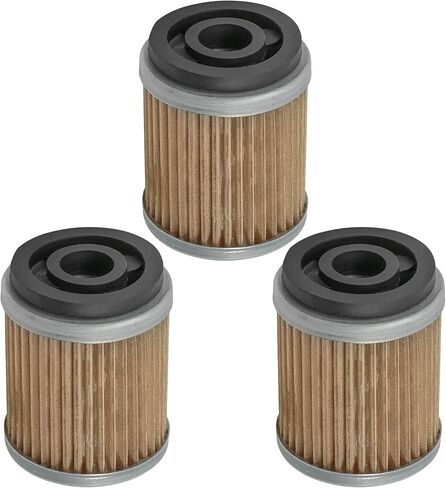 Caltric 3 Pack Oil Filter متوافق مع Yamaha 230 TTR230 TT-R230 2005-2017 in Saudi Arabia