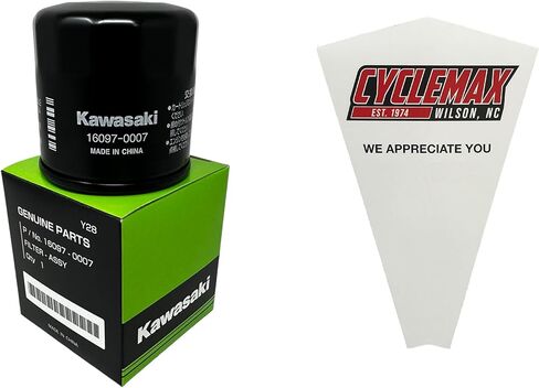 One Pack compatible with Kawasaki Oil Filter 16097-0007 Contains One Filter and a Funnel in Saudi Arabia