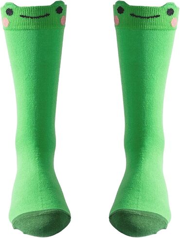 Animal Cute Frog Crew Socks Novelty Socks Stockings Birthday Gifts in Saudi Arabia