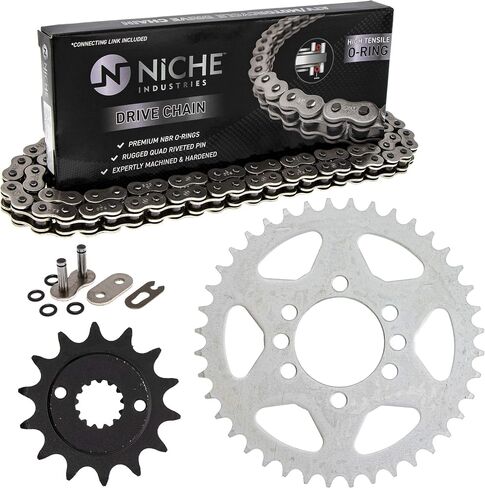 NICHE Drive Sprocket Chain Combo for Suzuki QuadSport Z400 LT-Z400 Front 14 Rear 40 Tooth 520V-X X-Ring 96 Links in Saudi Arabia