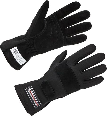 ALLSTAR PERFORMANCE Racing Gloves SFI 3.3/5 D/L Black X-Large in Saudi Arabia