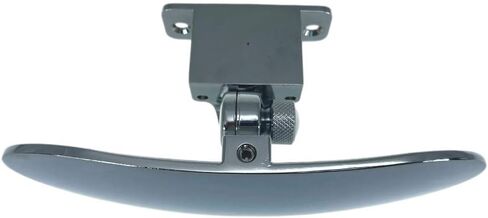 Pactrade Marine Boat Ski Wide Oval Convex Mirror Tinted Shatter Proof Chrome Plated Steel Deck Windshield Mounted Dash in Saudi Arabia