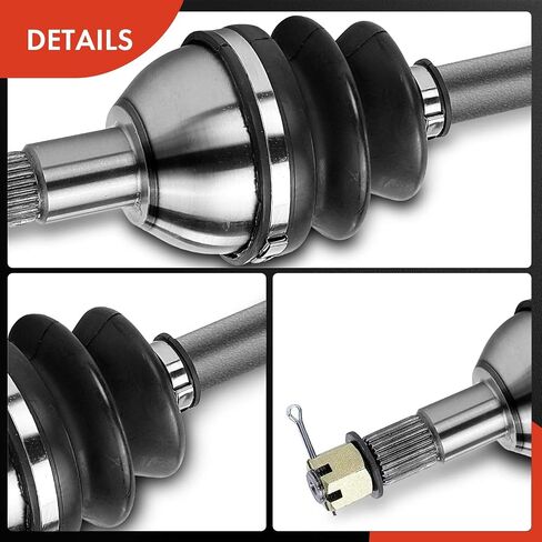 A-Premium Pair (2) Rear CV Axle Shaft Assembly Compatible with Can-Am Commander 1000/800/800R/Max 1000, 2011-2015, Left and Right, Replace# 705500960, 705502359 in Saudi Arabia