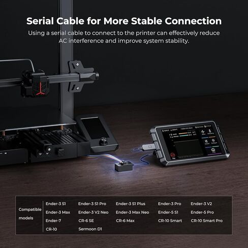 Creality Sonic Pad Klipper ، 7 بوصة شاشة تعمل باللمس 3D الطابعة إكسسوارات ذكية وسادة ذكية بناءً in Kuwait