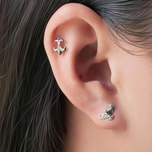 Limerencia F136 Hypoallergenic Grate Zirconia Zirconia Pure Titanium Studs ، G23 Small Dainty Arrings for Women's Compons in Kuwait