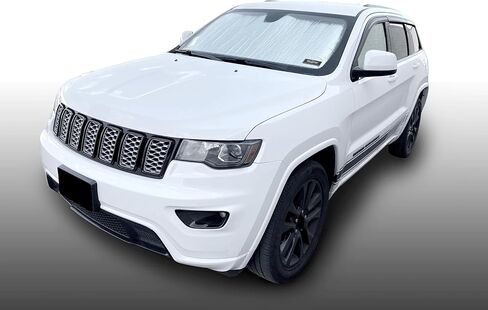 نافذة جانبية المقعد الأمامي العاكس Sunshade مخصص لعام 2014 2015 2015 2017 2018 2019 2020 2021 Jeep Grand Cherokee SUV (لا تتناسب مع Grand Cherokee L) (مجموعة من 2) in Kuwait