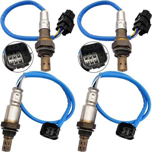4Pcs 234-5053 234-4351 Upstream Air Fuel Ratio Downstream Oxygen O2 Sensor for Acura MDX 3.7L 3664CC V6 Gas SOHC Naturally Aspirated 2007 2008 2009 36532-RGW-A01 36531-RYE-A01 in Kuwait