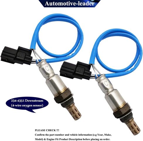 4Pcs 234-5053 234-4351 Upstream Air Fuel Ratio Downstream Oxygen O2 Sensor for Acura MDX 3.7L 3664CC V6 Gas SOHC Naturally Aspirated 2007 2008 2009 36532-RGW-A01 36531-RYE-A01 in Kuwait
