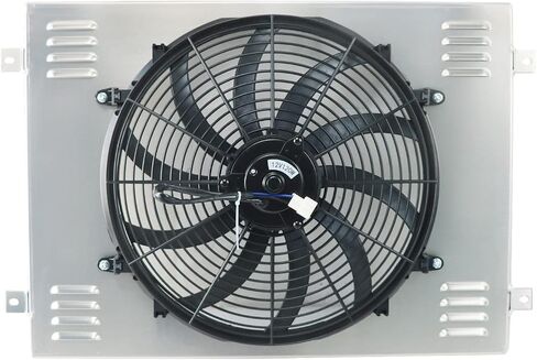 مروحة كهربائية من الألومنيوم كفن كفن لعام 1979-1993 دودج D150 D250 D350 W150 W250 5.2 5.9 V8 in Saudi Arabia