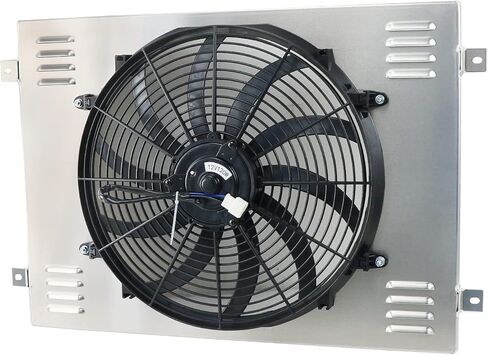 مروحة كهربائية من الألومنيوم كفن كفن لعام 1979-1993 دودج D150 D250 D350 W150 W250 5.2 5.9 V8 in Saudi Arabia