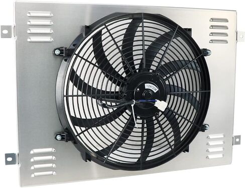 مروحة كهربائية من الألومنيوم كفن كفن لعام 1979-1993 دودج D150 D250 D350 W150 W250 5.2 5.9 V8 in Saudi Arabia
