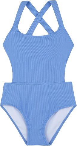 Gottex Girls Kids Summer Cut Out Cross Strap One Piece Swimsuit Chlorine Fade Resistant and Prinive UPF 50+ UV Protection in Saudi Arabia