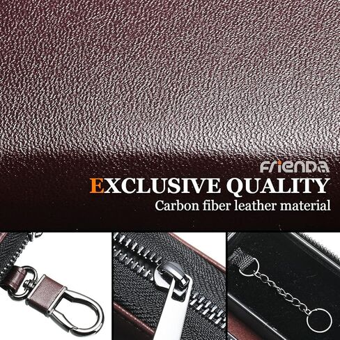 Frienda Faraday Car Key Case Protector fob for Car Carbon Carbon Auto RFID Forcing Flocing Bage Acags anti- in Kuwait