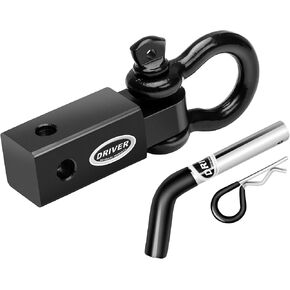 2 Inch Shackle Hitch Receiver with 5/8" Hitch Pin - 5-Ton (10,000 Pound) Towing Capacity Accessory with 3/4" D-Ring in Kuwait
