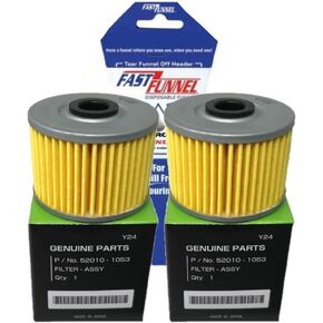 2 Pack OEM Oil Filter 52010-1053 Compatible With Kawasaki KLX KFX KX 110 140 250 450 in Saudi Arabia