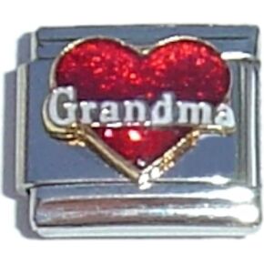 Grandma Red Heart Italian Charm in Saudi Arabia