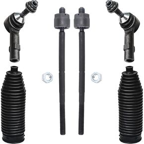 Detroit Axle - مجموعة قضبان التعادل 6pc Ford Taurus X Freestyle خمسمائة Mercury Sable Montego ، 4 تعليق خارجي وقضيب ربطة عنق داخلي ينتهي 2 أحذية استبدال in Saudi Arabia