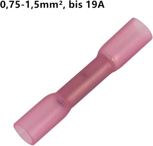 120 PCS الأسلاك الحرارية المحطة تقليص بعقب تجعيد كهربائي حمراء مقاومة للماء بالكامل إكسسوارات السيارة المعزولة بالكامل 0.5-2.5mm2/18-22 AWG in Kuwait