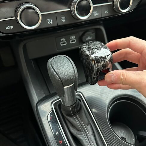 YINGTUU for Honda Civic 2022-2025 CRV HRV 2023 2024 2025 Accord 2018-2024 2025 Accessories Gear Shift Knob Cover Trim Cap Glossy Black in Kuwait