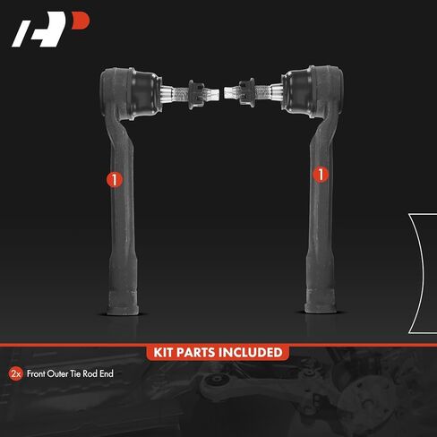 A-Premium 2 X ROD OUTER ROD الأمامي ، متوافق مع Hyundai Sonata 2018-2021 ، Palisade 2020-2023 & KIA Optima 2019-2020 ، Cadenza 2017-2020 in Saudi Arabia
