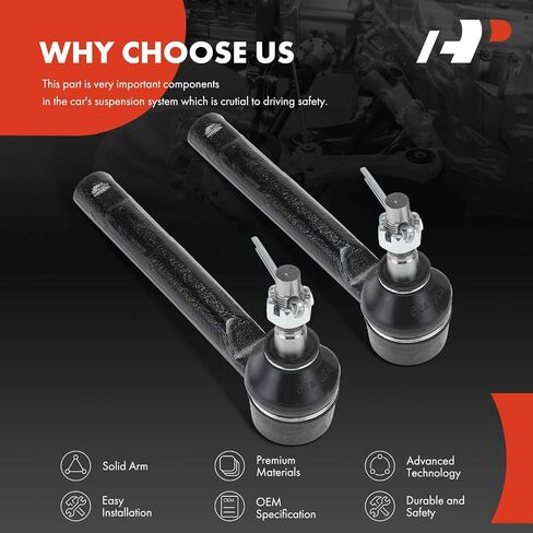 A-Premium 2 x Front Outer Tie Rod Ends, Compatible with Mazda CX-3 CX3 2016 2017 2018 2019 2020 2021 in Saudi Arabia