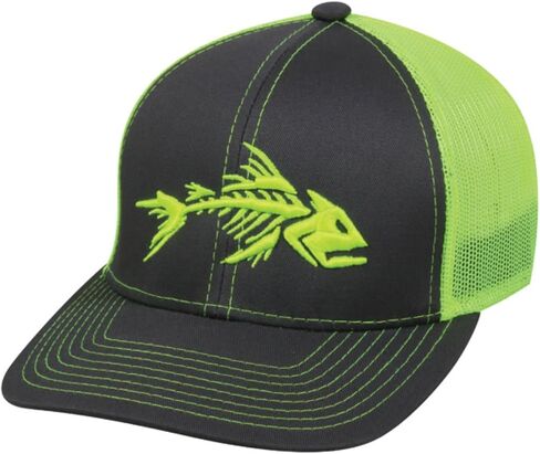 غطاء في الهواء الطلق Neon Neon Bonefish Mesh قبعة الصيد in Kuwait