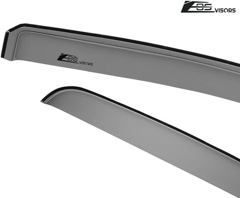 Extreme Online Store Fits All 2005-2015 Toyota Tacoma Access Cab Models | EOS Visors in-Channel Style Smoke Tinted Side Vents Window Deflectors Rain Guards in Saudi Arabia