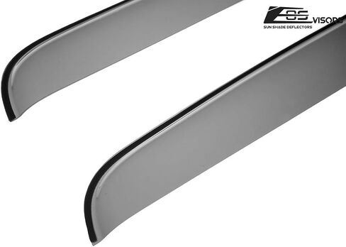 Extreme Online Store Fits All 2005-2015 Toyota Tacoma Access Cab Models | EOS Visors in-Channel Style Smoke Tinted Side Vents Window Deflectors Rain Guards in Saudi Arabia