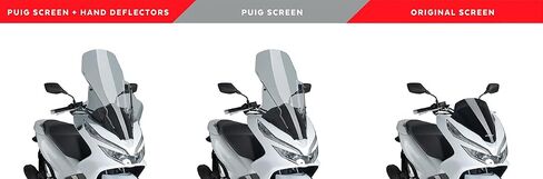 Puig Windshield V-Techline Honda PCX125 18-19 C/Smoke in Saudi Arabia