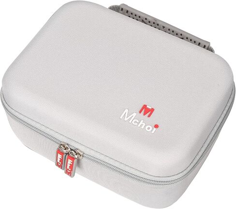 حافظة صلبة من Mchoi متوافقة مع صانع الملصقات Brother P-Touch PTD220 D210، وحوامل منظمة مع جيب شبكي يناسب أشرطة الملصقات، ومحول التيار المتردد، وكابلات الشحن، والحافظة فقط، أسود in Saudi Arabia